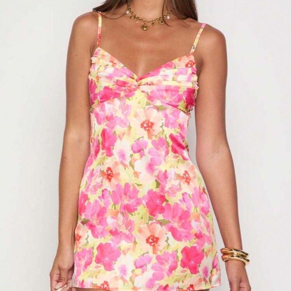 Shein Adjustable Strap Mini Sundress